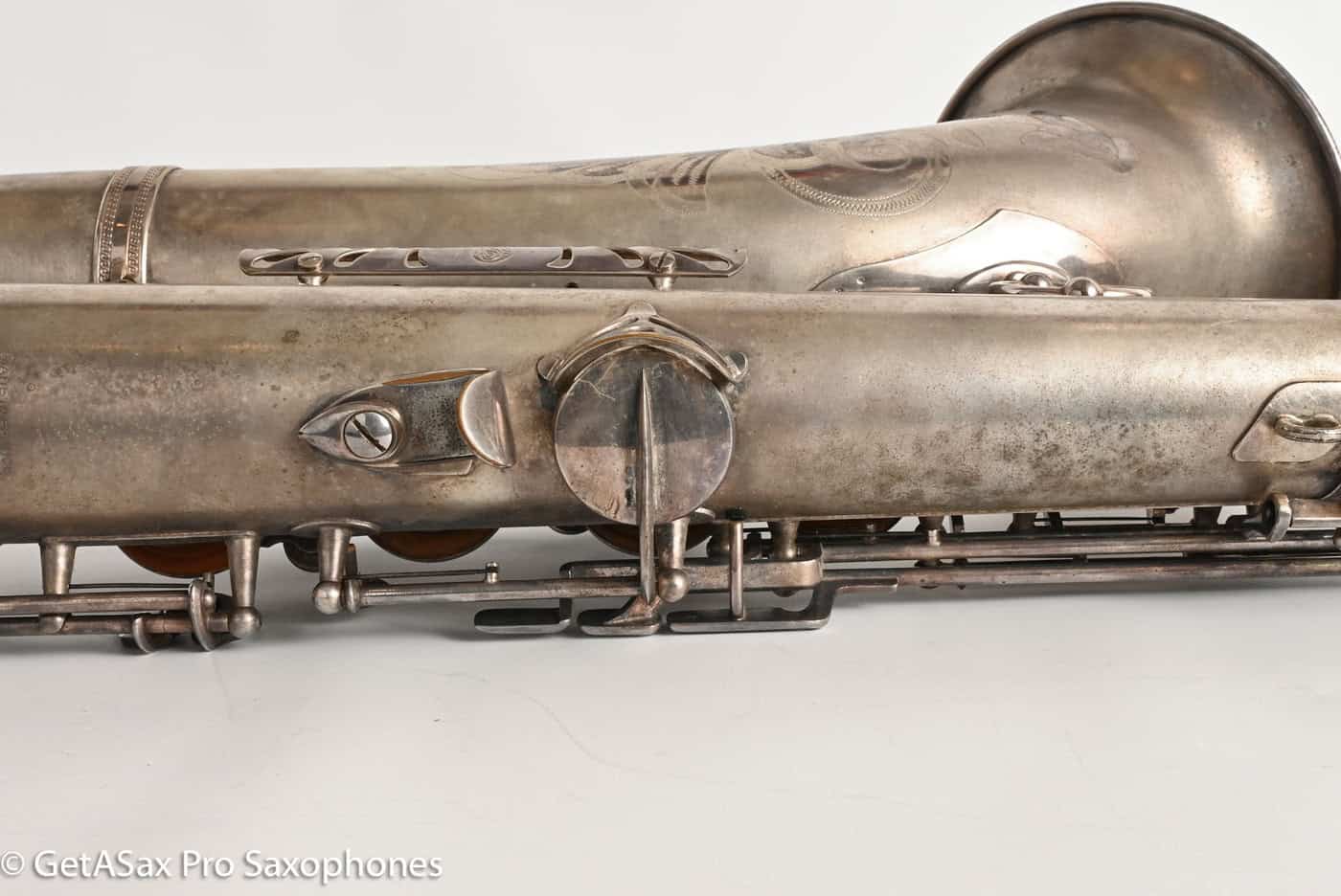 Selmer Mark VI Tenor 1956 Original Satin Silver Getting Overhauled Now Amazing! 63866