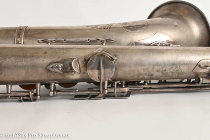 Selmer Mark VI Tenor 1956 Original Satin Silver Getting Overhauled Now Amazing! 63866