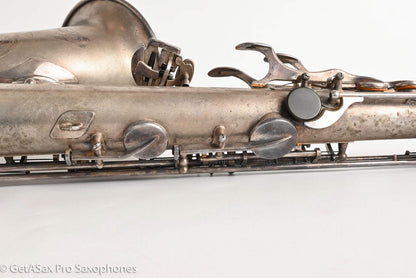 Selmer Mark VI Tenor 1956 Original Satin Silver Getting Overhauled Now Amazing! 63866