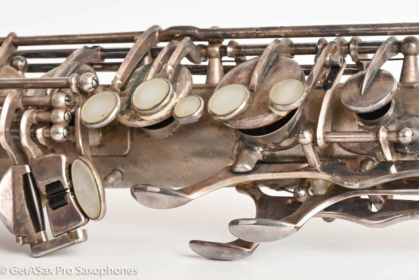 Selmer Mark VI Tenor 1956 Original Satin Silver Getting Overhauled Now Amazing! 63866