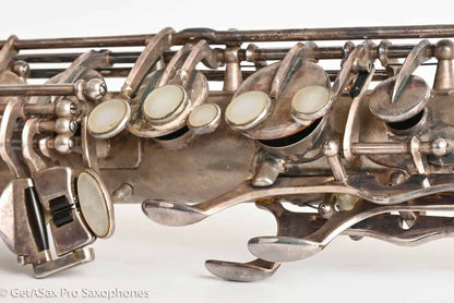 Selmer Mark VI Tenor 1956 Original Satin Silver Getting Overhauled Now Amazing! 63866