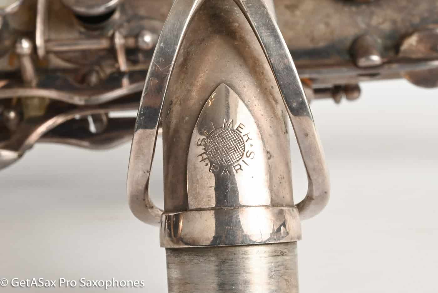 Selmer Mark VI Tenor 1956 Original Satin Silver Getting Overhauled Now Amazing! 63866