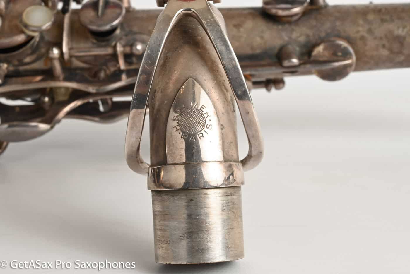 Selmer Mark VI Tenor 1956 Original Satin Silver Getting Overhauled Now Amazing! 63866