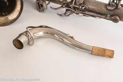 Selmer Mark VI Tenor 1956 Original Satin Silver Getting Overhauled Now Amazing! 63866
