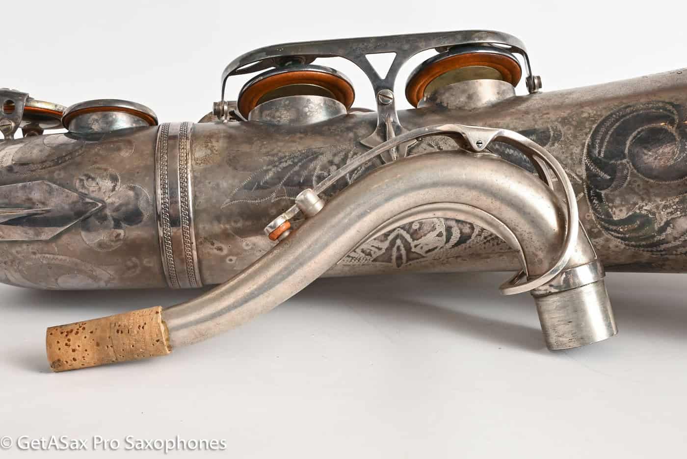 Selmer Mark VI Tenor 1956 Original Satin Silver Getting Overhauled Now Amazing! 63866