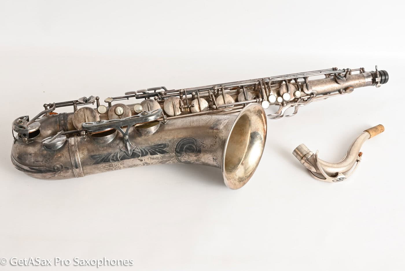 Selmer Mark VI Tenor 1956 Original Satin Silver Getting Overhauled Now Amazing! 63866