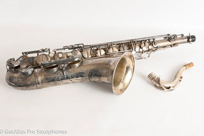 Selmer Mark VI Tenor 1956 Original Satin Silver Getting Overhauled Now Amazing! 63866