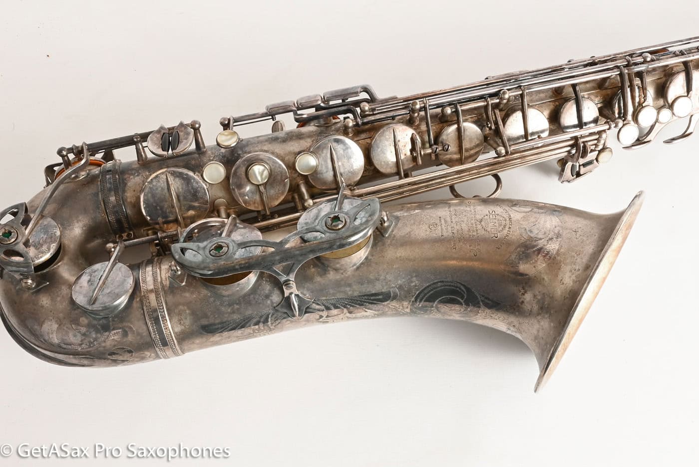 Selmer Mark VI Tenor 1956 Original Satin Silver Getting Overhauled