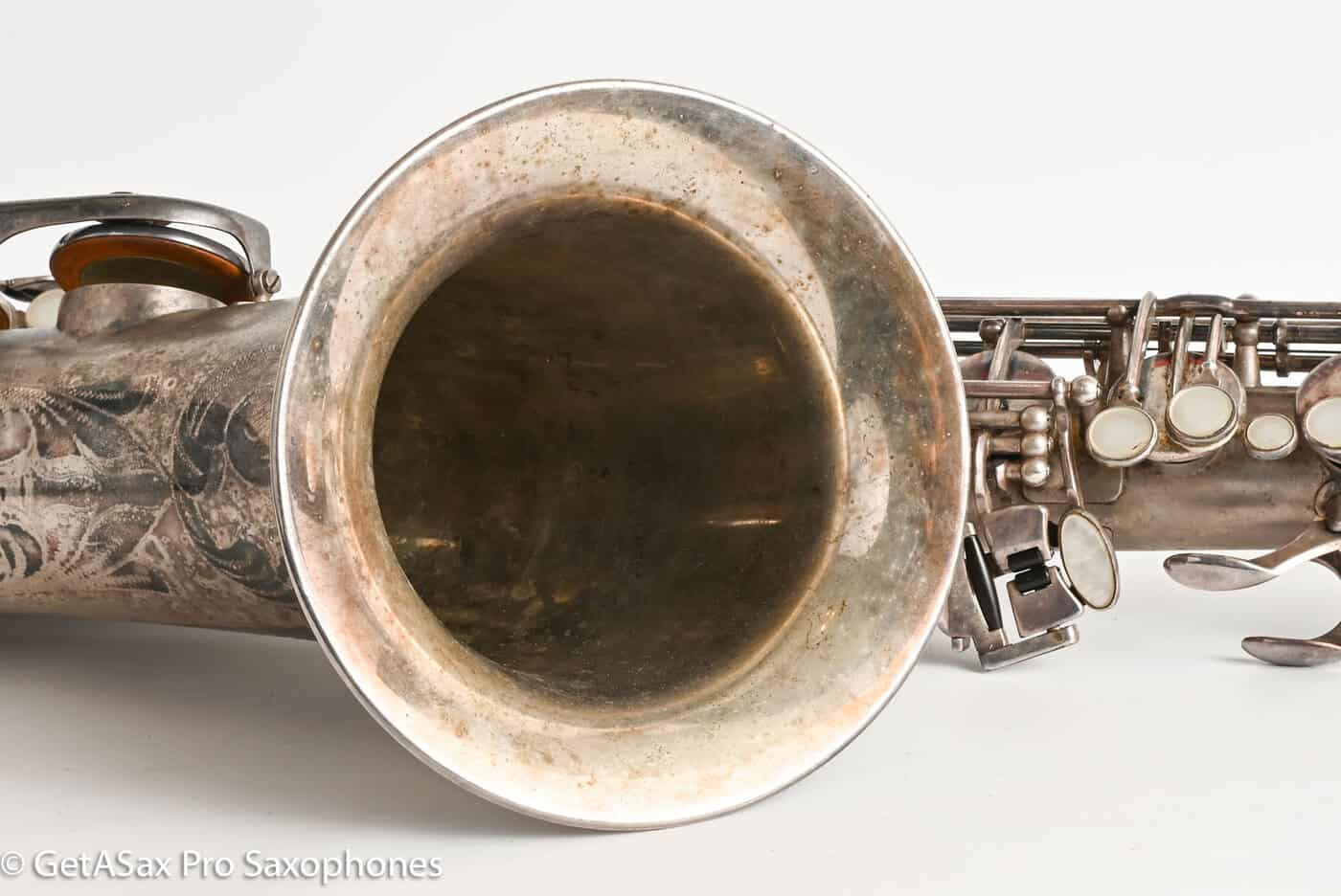 Selmer Mark VI Tenor 1956 Original Satin Silver Getting Overhauled Now Amazing! 63866