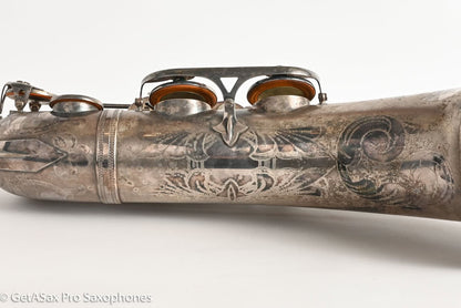 Selmer Mark VI Tenor 1956 Original Satin Silver Getting Overhauled Now Amazing! 63866