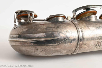 Selmer Mark VI Tenor 1956 Original Satin Silver Getting Overhauled Now Amazing! 63866