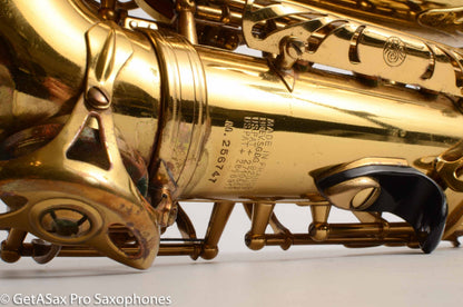 Selmer Mark VII Alto Original Lacquer American Engraved Fresh Overhaul 256747