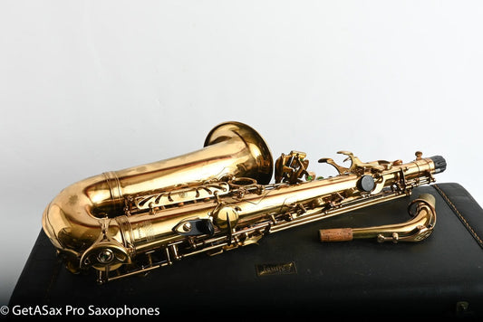 Selmer Mark VII Professional Alto Original Lacquer Getting overhauled now!  284405