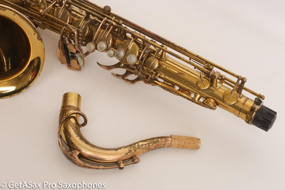 Selmer Mark VII Tenor Fresh Overhaul Original Lacquer 244631 Plays Great!