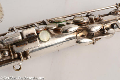 Selmer Modele 26 Alto Saxophone Original Silver Plate Great Deal! 7899