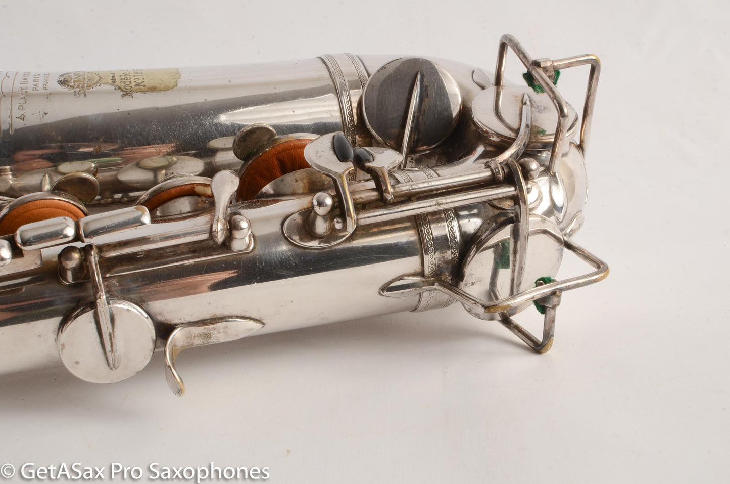Selmer Modele 26 Alto Saxophone Original Silver Plate Great Deal! 7899