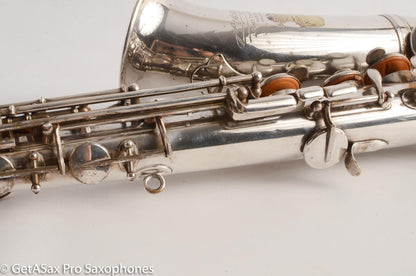 Selmer Modele 26 Alto Saxophone Original Silver Plate Great Deal! 7899