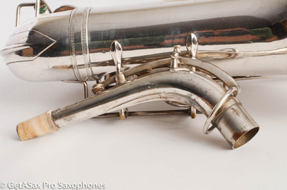 Selmer Modele 26 Alto Saxophone Original Silver Plate Great Deal! 7899