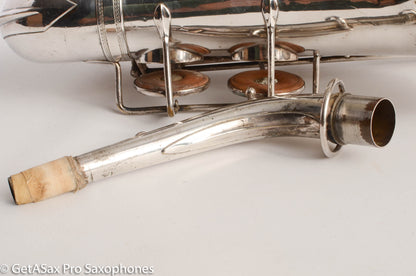 Selmer Modele 26 Alto Saxophone Original Silver Plate Great Deal! 7899