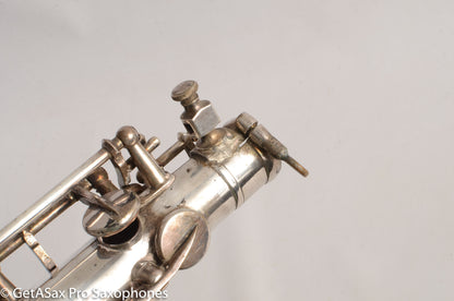 Selmer Modele 26 Alto Saxophone Original Silver Plate Great Deal! 7899