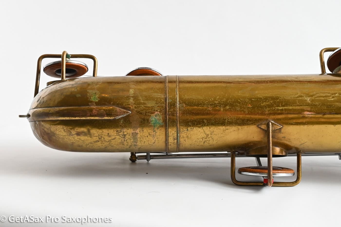 Buescher True Tone Selmer Stencil Baritone Low Bb Reunion Blues Case 125979