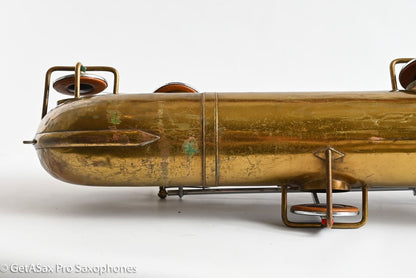 Buescher True Tone Selmer Stencil Baritone Low Bb Reunion Blues Case 125979