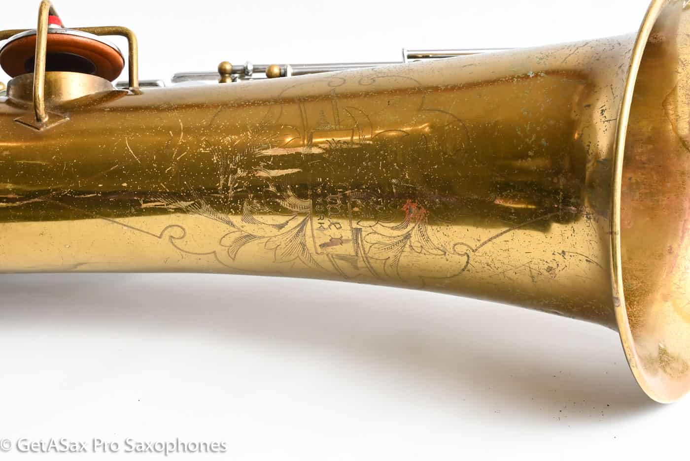 Buescher True Tone Selmer Stencil Baritone Low Bb Reunion Blues Case 125979