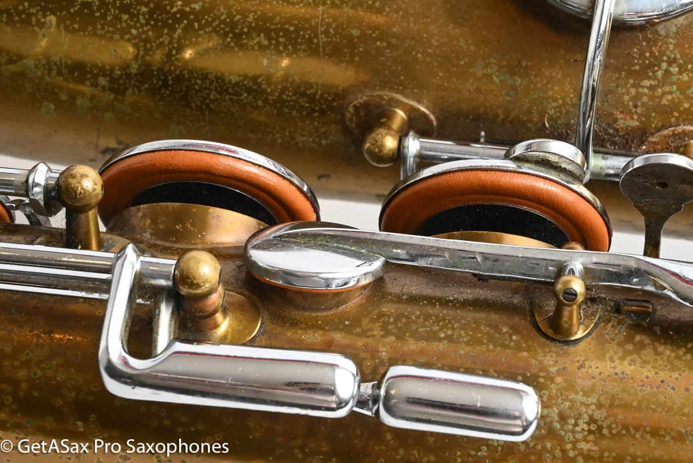 Buescher True Tone Selmer Stencil Baritone Low Bb Reunion Blues Case 125979