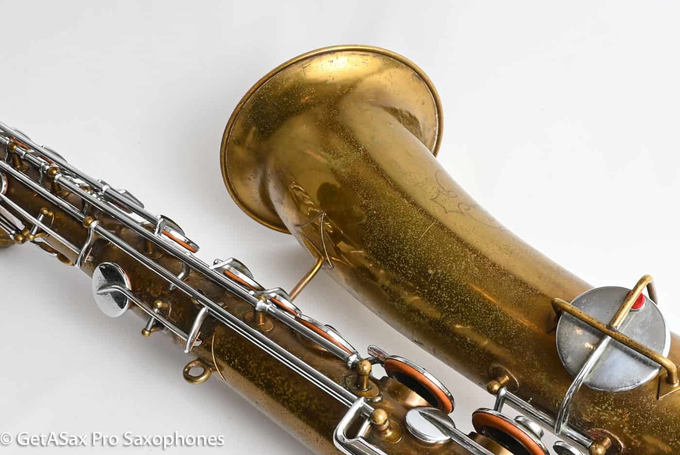 Buescher True Tone Selmer Stencil Baritone Low Bb Reunion Blues Case 125979