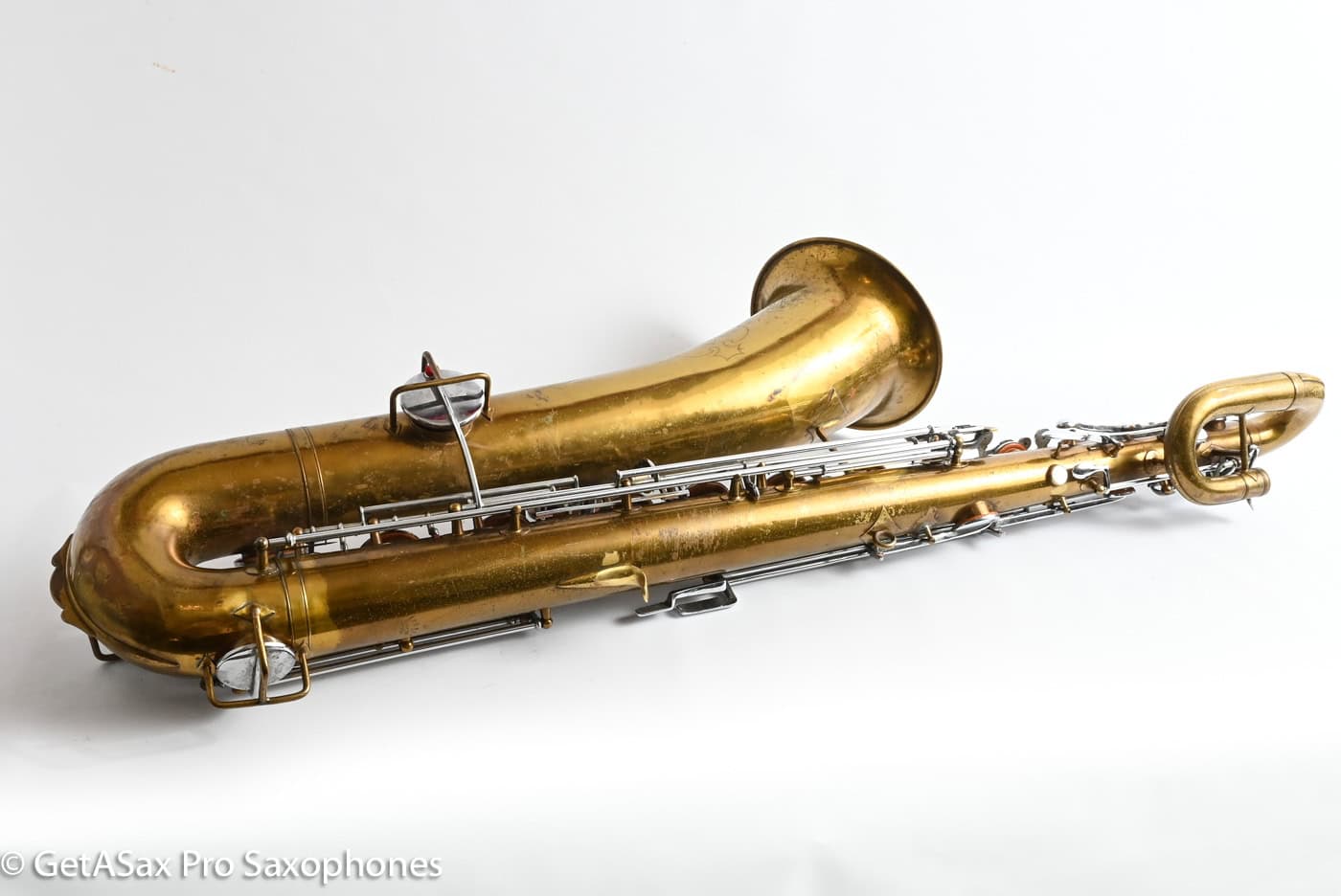 Buescher True Tone Selmer Stencil Baritone Low Bb Reunion Blues Case 125979