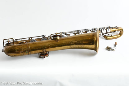 Buescher True Tone Selmer Stencil Baritone Low Bb Reunion Blues Case 125979