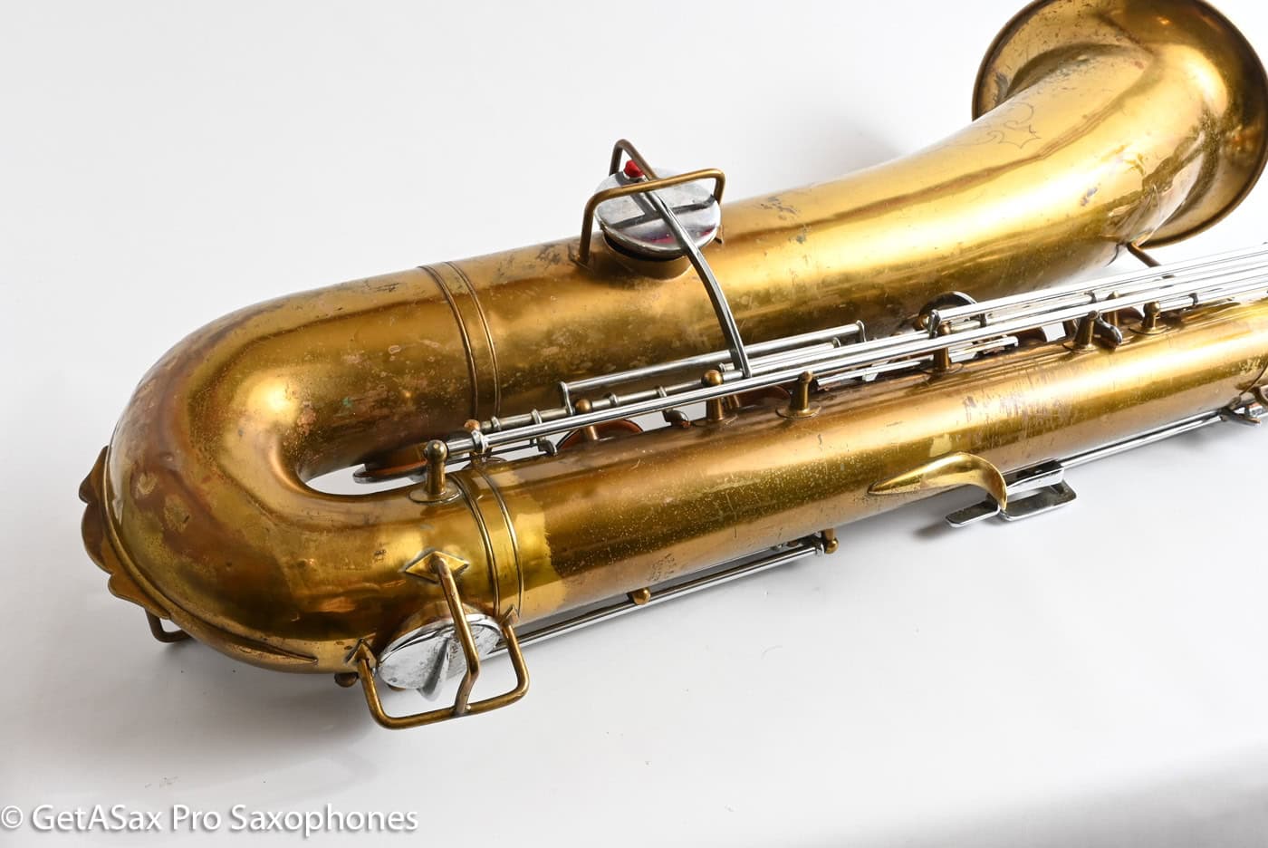 Buescher True Tone Selmer Stencil Baritone Low Bb Reunion Blues Case 125979