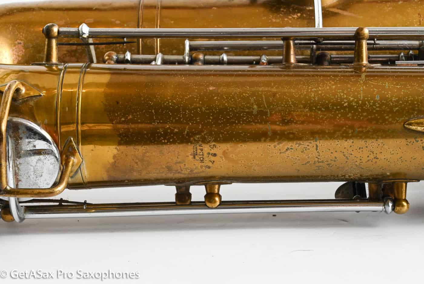 Buescher True Tone Selmer Stencil Baritone Low Bb Reunion Blues Case 125979