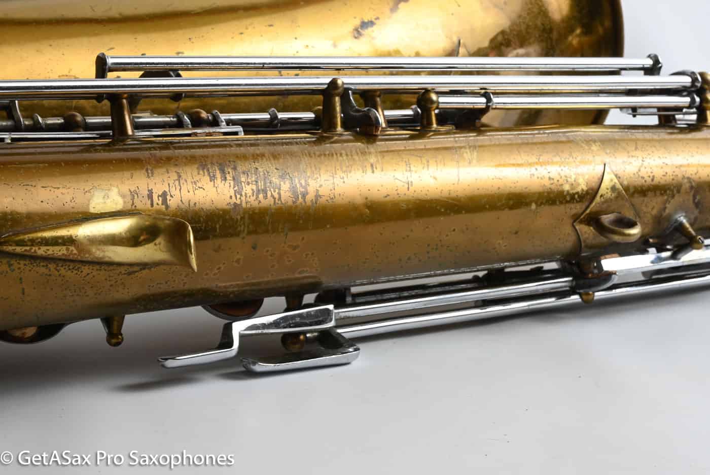 Buescher True Tone Selmer Stencil Baritone Low Bb Reunion Blues Case 125979