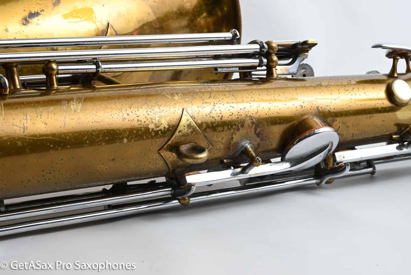 Buescher True Tone Selmer Stencil Baritone Low Bb Reunion Blues Case 125979