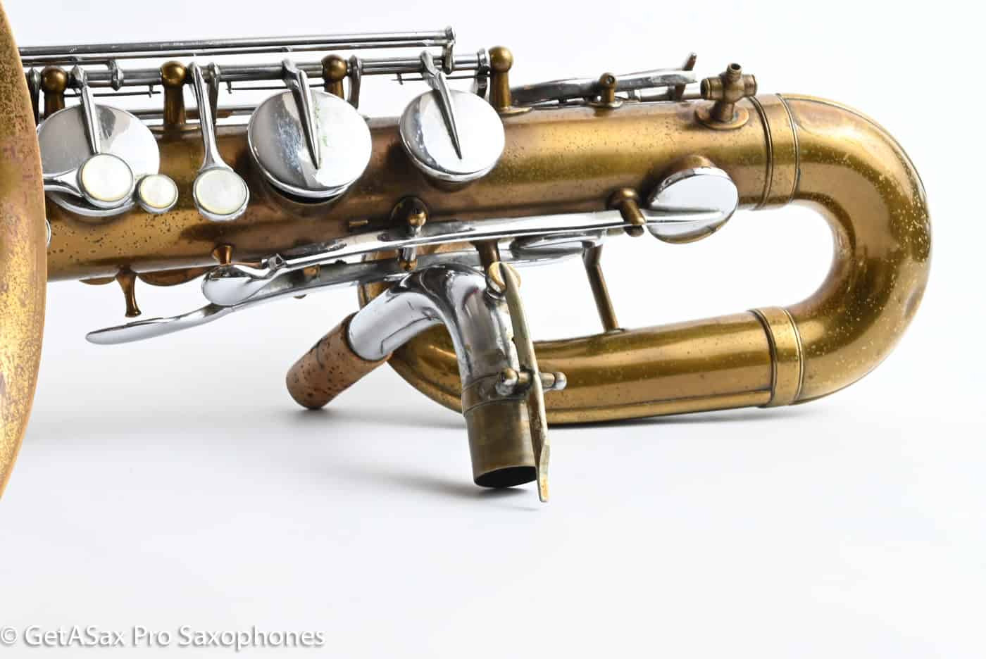 Buescher True Tone Selmer Stencil Baritone Low Bb Reunion Blues Case 125979