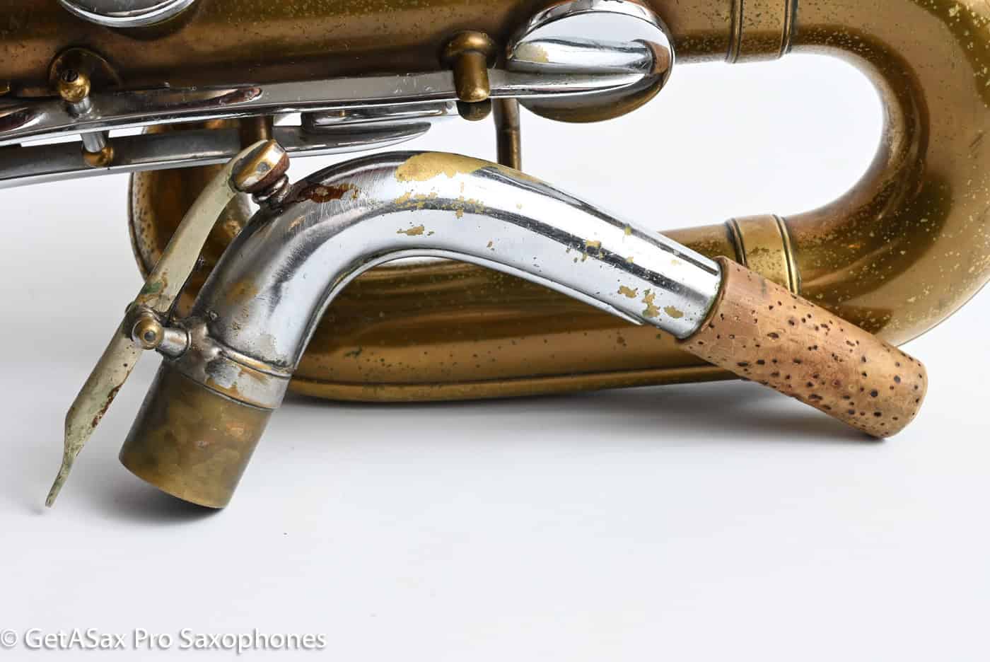 Buescher True Tone Selmer Stencil Baritone Low Bb Reunion Blues Case 125979