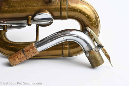 Buescher True Tone Selmer Stencil Baritone Low Bb Reunion Blues Case 125979