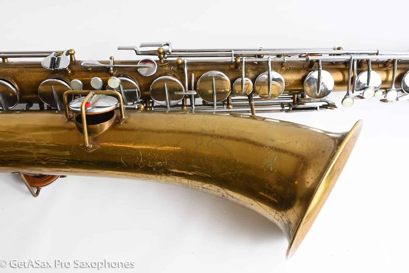 Buescher True Tone Selmer Stencil Baritone Low Bb Reunion Blues Case 125979