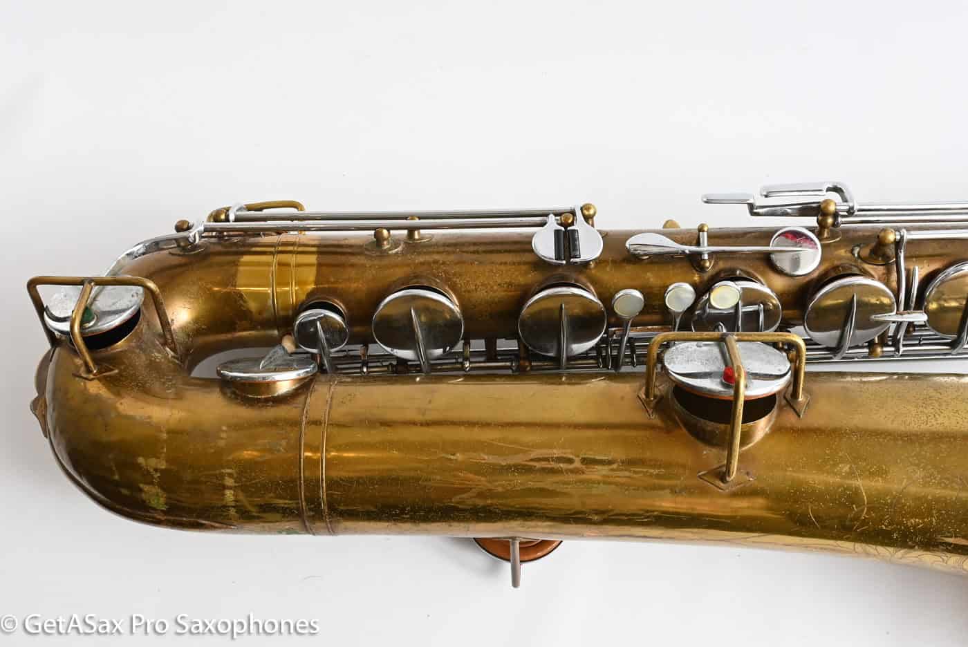 Buescher True Tone Selmer Stencil Baritone Low Bb Reunion Blues Case 125979