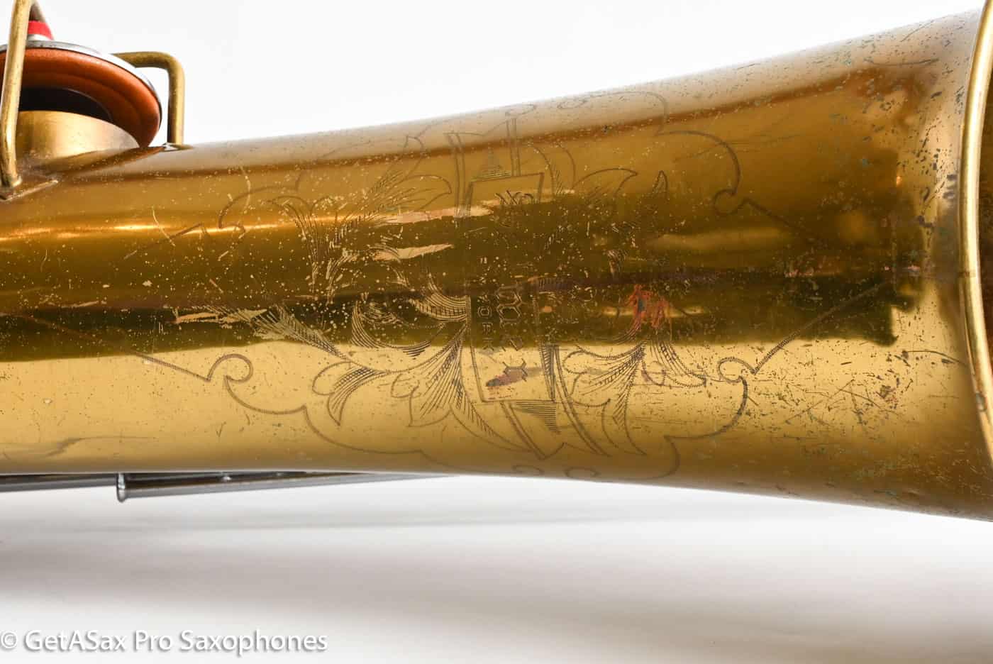 Buescher True Tone Selmer Stencil Baritone Low Bb Reunion Blues Case 125979