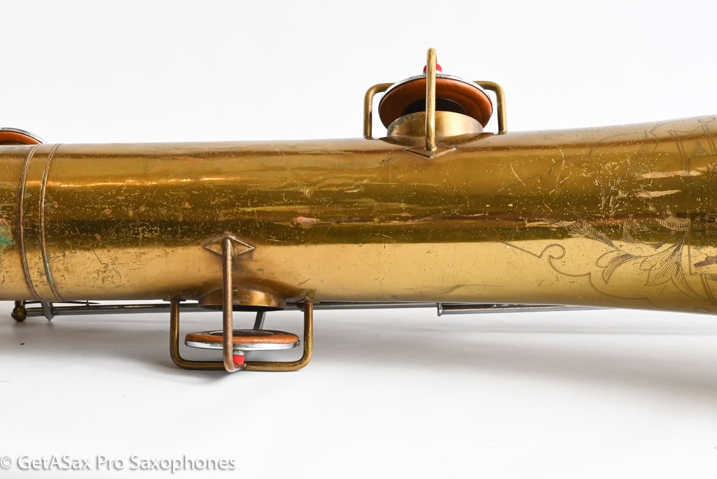 Buescher True Tone Selmer Stencil Baritone Low Bb Reunion Blues Case 125979