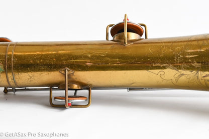 Buescher True Tone Selmer Stencil Baritone Low Bb Reunion Blues Case 125979