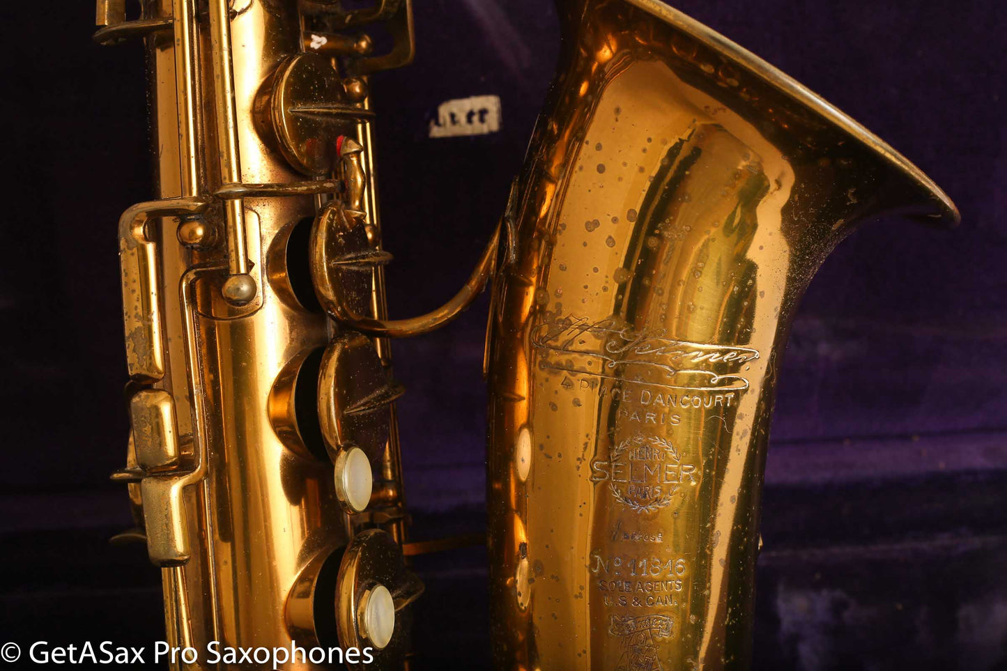Selmer New Large Bore Alto Saxophone 1930 11816 Old Pads Good Condition