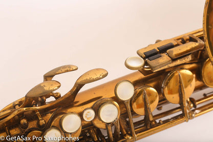 Selmer New Large Bore Alto Saxophone 1930 11816 Old Pads Good Condition