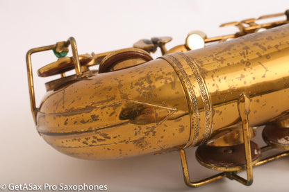 Selmer New Large Bore Alto Saxophone 1930 11816 Old Pads Good Condition