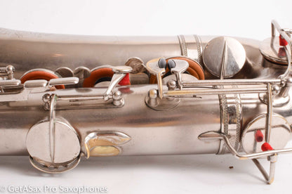 Selmer New Largebore Tenor Original Silver Very Good Condition 8576