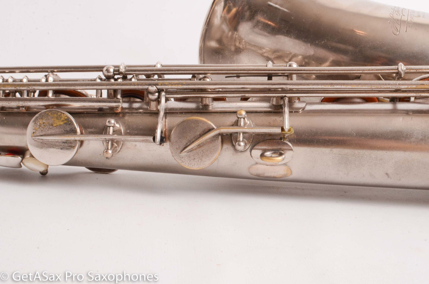 Selmer New Largebore Tenor Original Silver Very Good Condition 8576