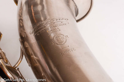 Selmer New Largebore Tenor Original Silver Very Good Condition 8576