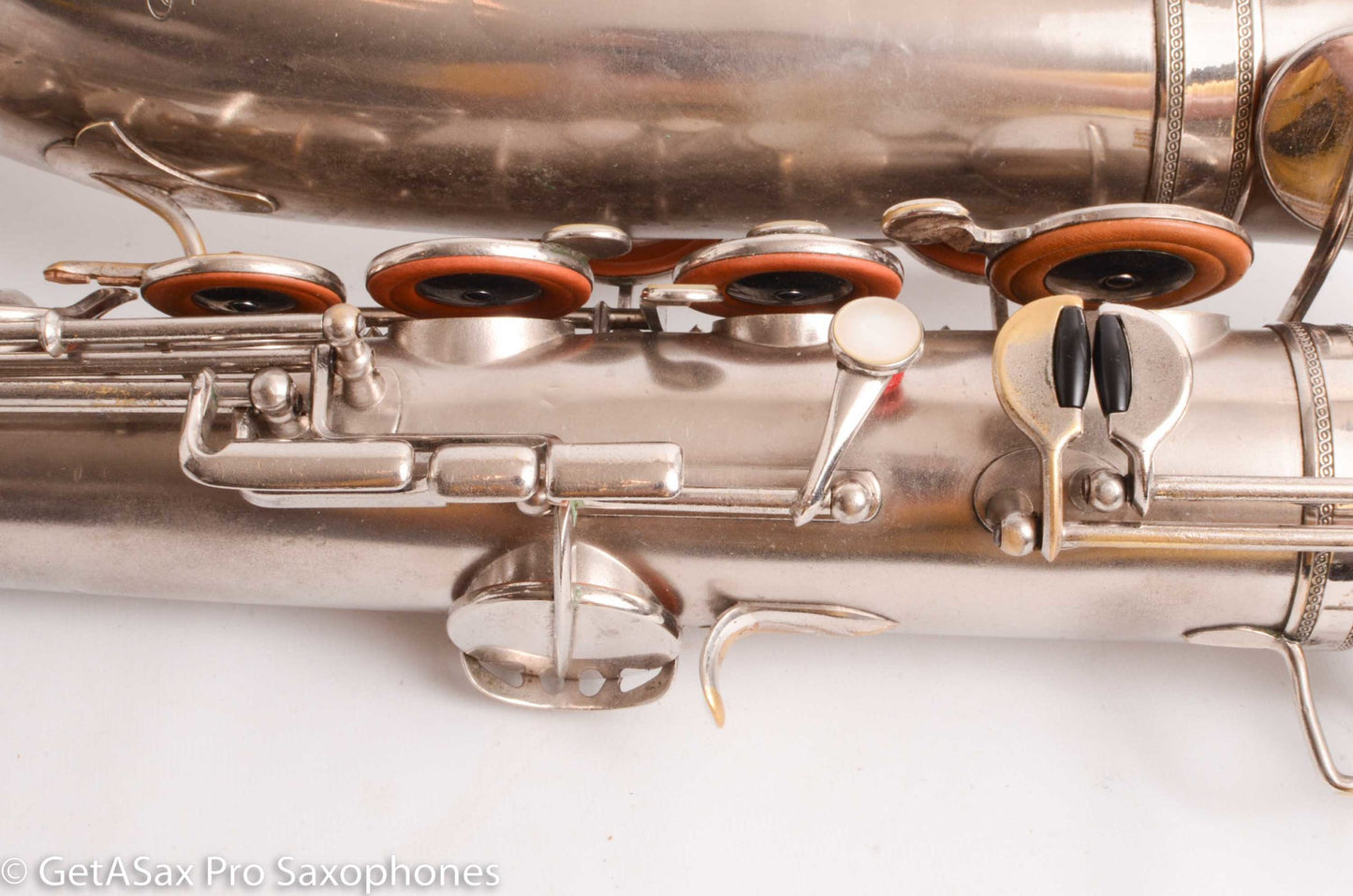 Selmer New Largebore Tenor Original Silver Very Good Condition 8576